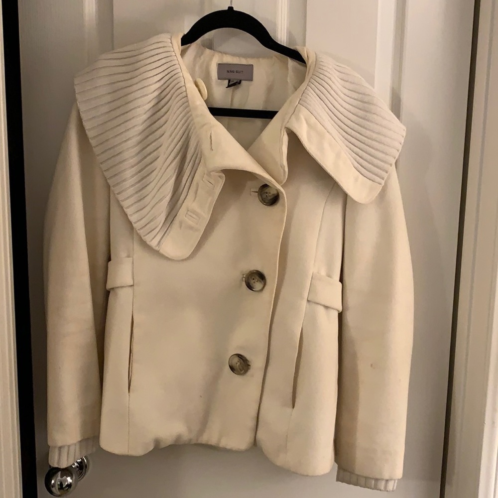 MNG Peacoat with Off Centered Buttons US size S